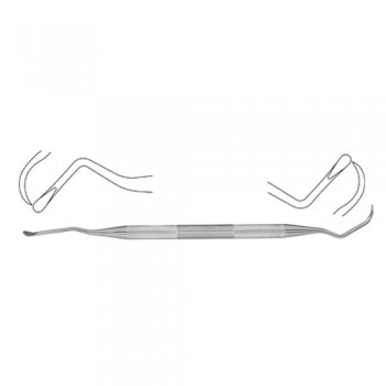 Tatum Sinus Lift Curette Fig. 9 Stainless Steel, 15 cm - 6" Blade Width 3.1 mm - 3.1 mm